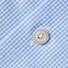 Eton Check Poplin Cutaway Shirt Pastel Blue