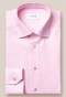 Eton Check Twill Contrast Button Shirt Pink