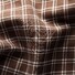 Eton Checked Lightweight Flanel Overhemd Bruin