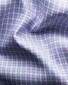 Eton Checked Signature Twill Organic Cotton Overhemd Roze-Blauw