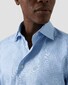 Eton Checked Signature Twill Organic Cotton Shirt Light Blue-Blue