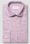 Eton Classic Check Pattern Signature Twill Organic Cotton Overhemd Roze