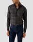 Eton Classic Dark Check Flannel Shirt Navy-Brown