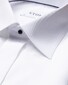 Eton Classic Evening Piqué French Cuffs Overhemd Wit
