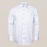 Eton Classic Fine Striped Twill Shirt Light Blue