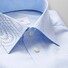 Eton Classic Fit Mini Check Overhemd Licht Blauw
