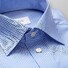 Eton Classic Fit Mini Check Shirt Deep Blue Melange