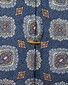 Eton Classic Medallion Pattern Silk Tie Navy