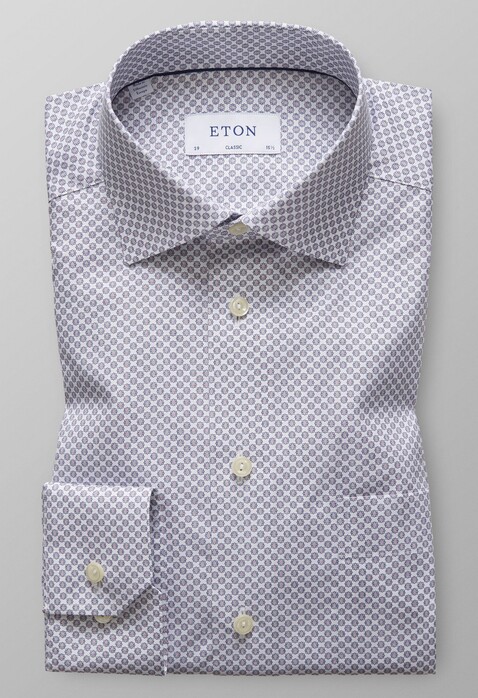 Eton Classic Micro Floral Shirt Multicolor
