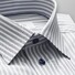 Eton Classic Striped Poplin Overhemd Grijs