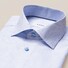 Eton Classic Twill Check Overhemd Licht Blauw