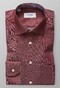Eton Classic Uni Cotton Tencel Overhemd Burgundy