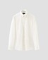 Eton Colored Cotton Denim Button Down Horn-Effect Buttons Shirt Off White