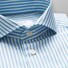 Eton Colored Stripe Poplin Shirt Blue-Green