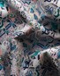 Eton Colorful Patchwork Pattern Luxury Cotton Signature Twill Overhemd Multicolor