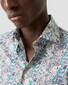 Eton Colorful Patchwork Pattern Luxury Cotton Signature Twill Overhemd Multicolor