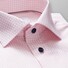 Eton Contrast Button Check Overhemd Roze