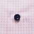 Eton Contrast Button Check Shirt Pink