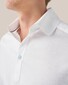 Eton Contrast Buttons Filo di Scozia Jersey Knit Poloshirt White