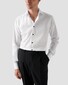 Eton Contrast Buttons Uni Signature Twill Shirt White