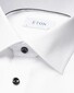 Eton Contrast Buttons Uni Signature Twill Shirt White