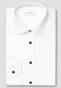 Eton Contrast Buttons Uni Signature Twill Shirt White