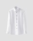 Eton Contrast Details Uni Color Signature Twill Shirt White