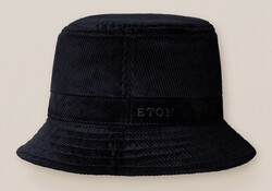 Eton Corduroy Bucket Hat Dark Evening Blue