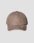 Eton Cotton Corduroy Grain Ribbon Cap Brown