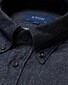 Eton Cotton Denim Satin Indigo Subtle Wash Shirt Dark Navy
