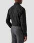 Eton Cotton Light Flannel Wide Spread Collar Shirt Dark Gray