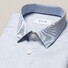 Eton Cotton Linen Fine Check Shirt Light Blue