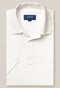 Eton Cotton Linen Jersey Uni Poloshirt White