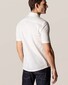 Eton Cotton Linen Jersey Uni Poloshirt White