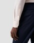 Eton Cotton Linen Striped Irregular Structure Shirt Light Brown