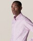 Eton Cotton Lyocell Soft Royal Oxford Overhemd Roze