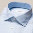 Eton Cotton Lyocell Stretch Subtle Mélange Overhemd Licht Blauw