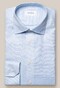 Eton Cotton Lyocell Stretch Subtle Mélange Shirt Light Blue