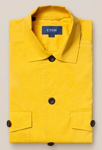 Eton Cotton Nylon Wind Overshirt Yellow