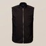 Eton Cotton Nylon Wind Vest Cardigan Black