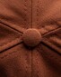 Eton Cotton Panama Texture Leather Details Cap Donker Oranje