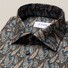 Eton Cotton Signature Twill Paisley Pattern Shirt Navy