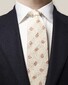 Eton Cotton Silk Blend Small Fantasy Paisley Tie Beige