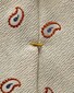 Eton Cotton Silk Blend Small Fantasy Paisley Tie Beige