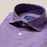 Eton Cotton Silk Uni Soft Shirt Purple