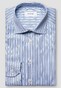 Eton Cotton Tencel Allover Multi Stripe Shirt Blue