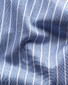 Eton Cotton Tencel Allover Multi Stripe Shirt Blue