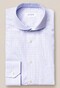 Eton Cotton Tencel Check Overhemd Paars Melange