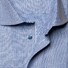 Eton Cotton Tencel Check Tonal Buttons Overhemd Donker Blauw