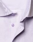 Eton Cotton Tencel Check Tonal Buttons Overhemd Licht Paars